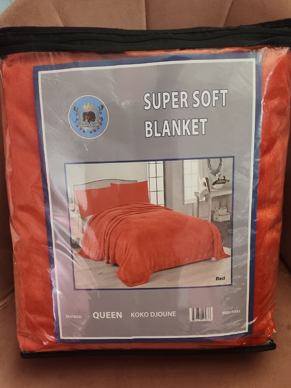 Red Super Soft Blanket by Red - Plush Queen Throw